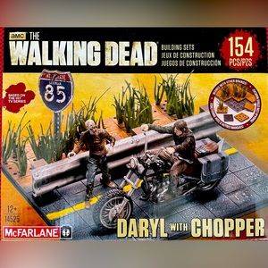 McFarlane Collectible The Walking Dead / Darryl with Chopper Construction Set